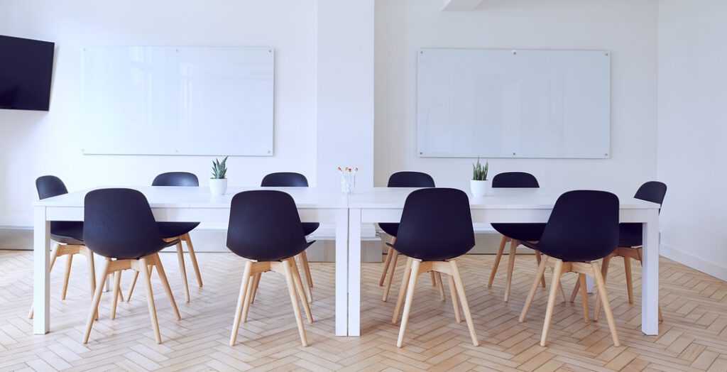 chairs, conference room, contemporary